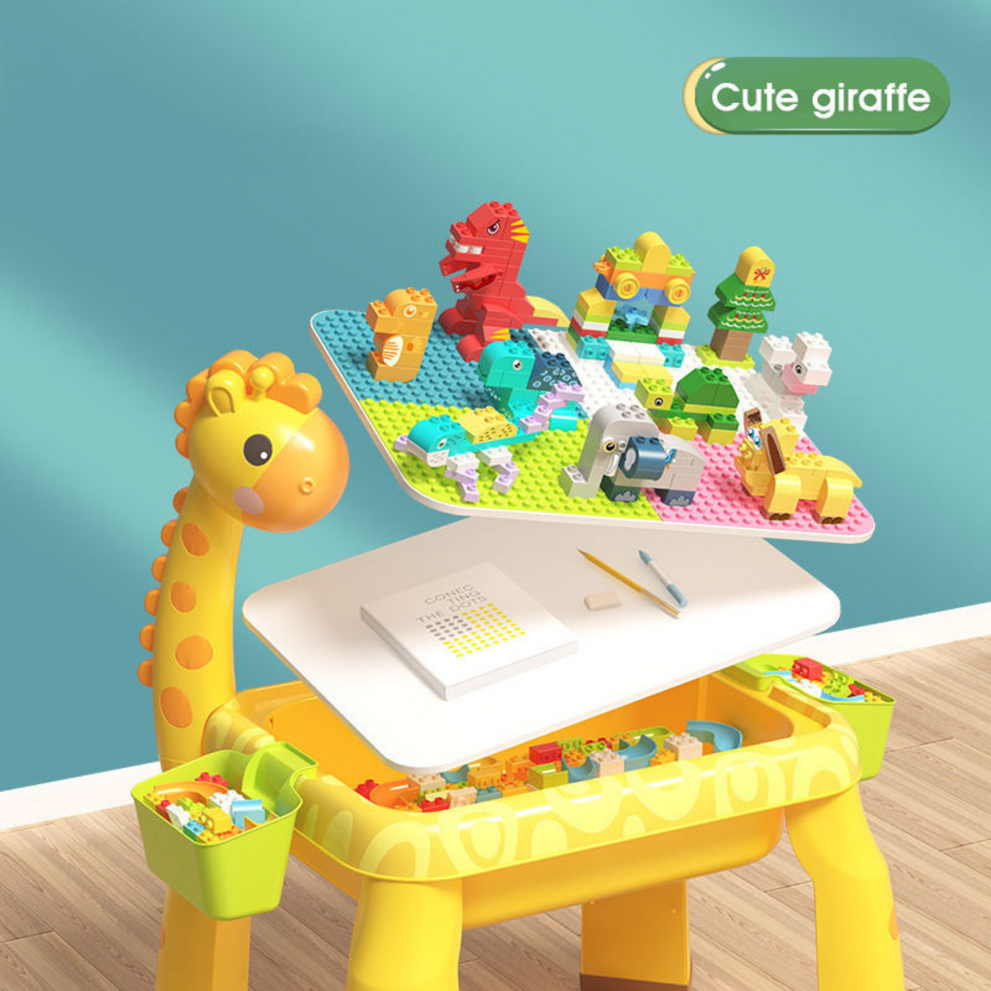 Cute Giraffe Drawing Toys Table