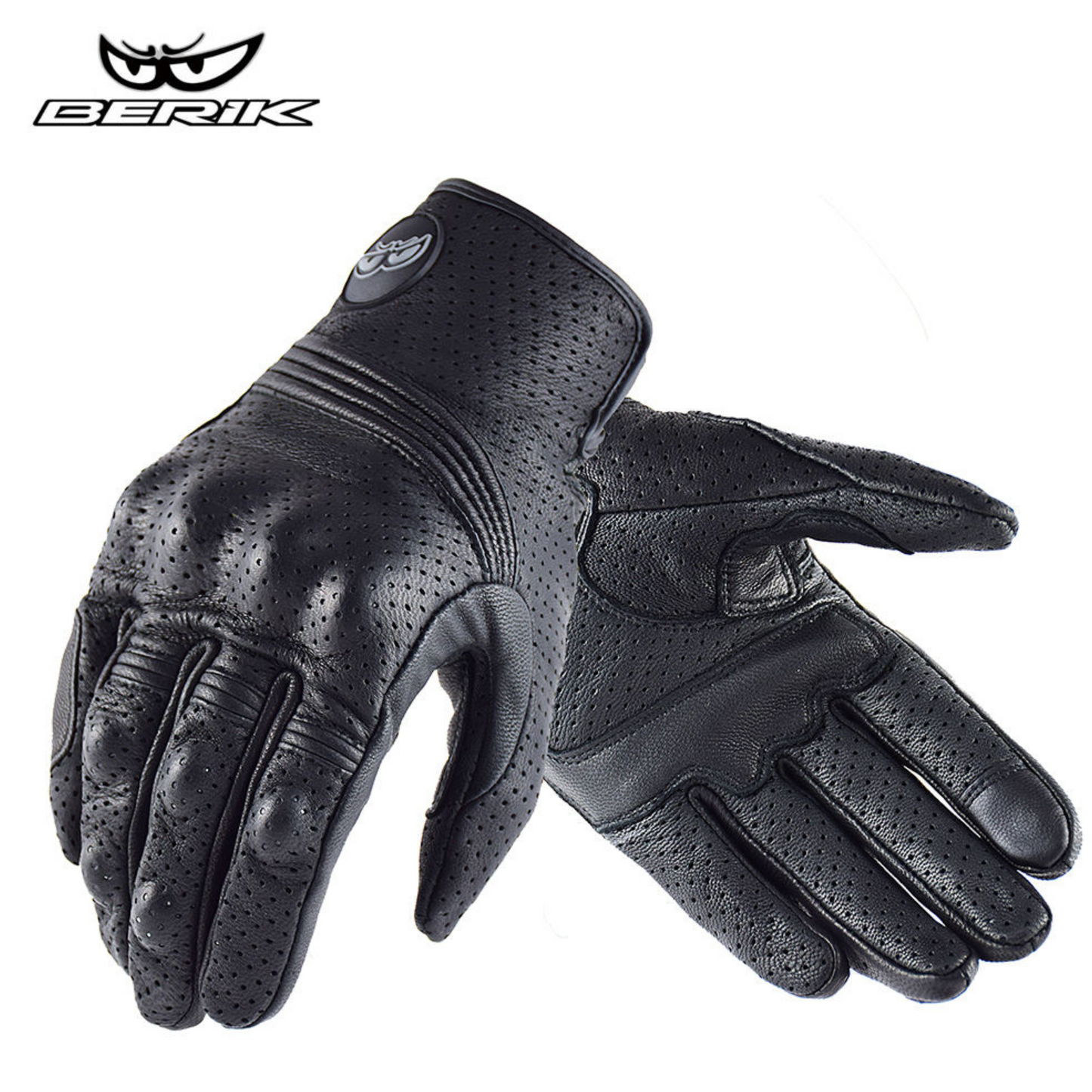 Perfect Pair of Leather Motorcycle Gloves