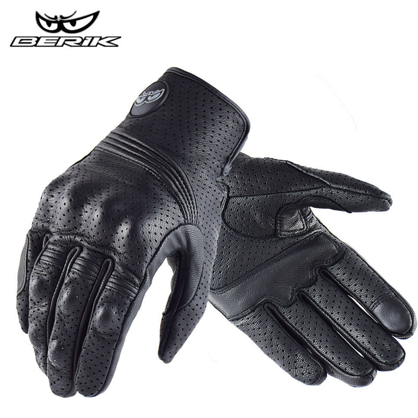 Perfect Pair of Leather Motorcycle Gloves