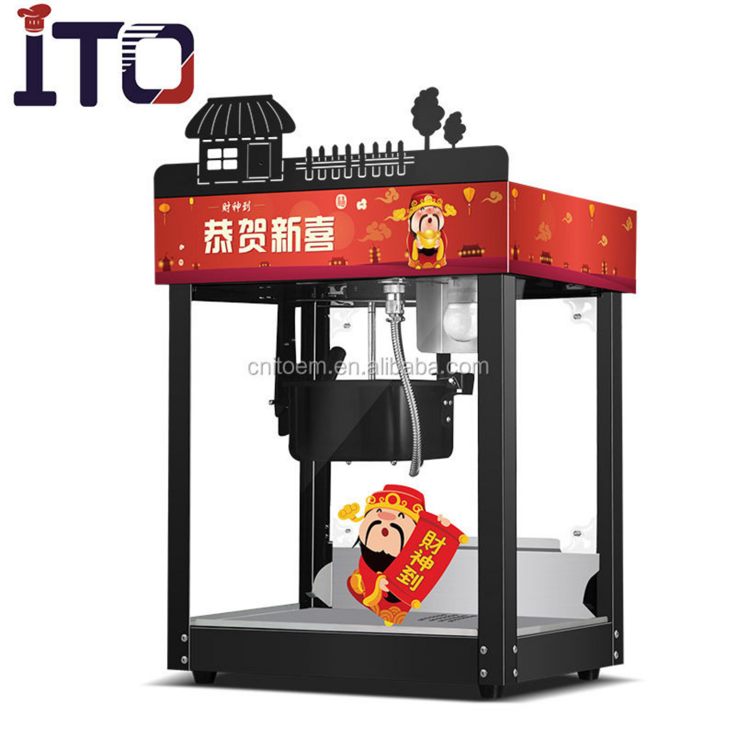 Caramel popcorn making machine