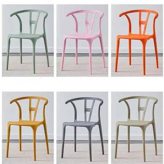 Modern Nordic Design Plastic Dining Chairs