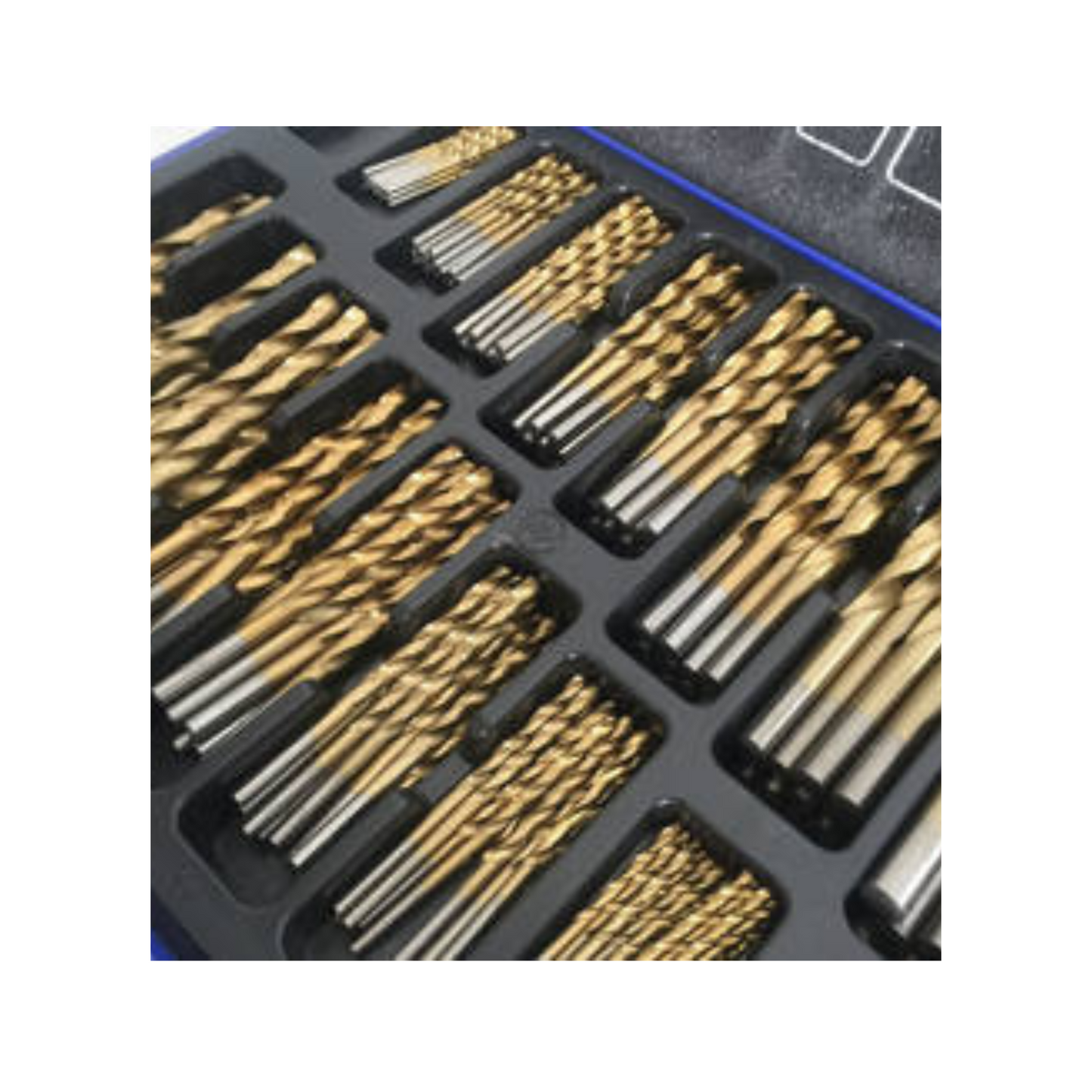 170-Piece Metric Titanium HSS Drill Bit Set