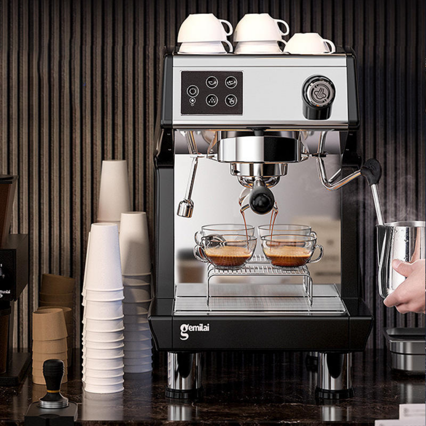 Perfect Cup with Espresso Coffee Maker