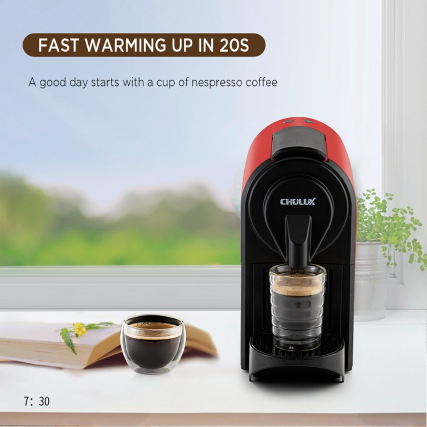 Delicious Espresso with  Capsule Coffee Maker