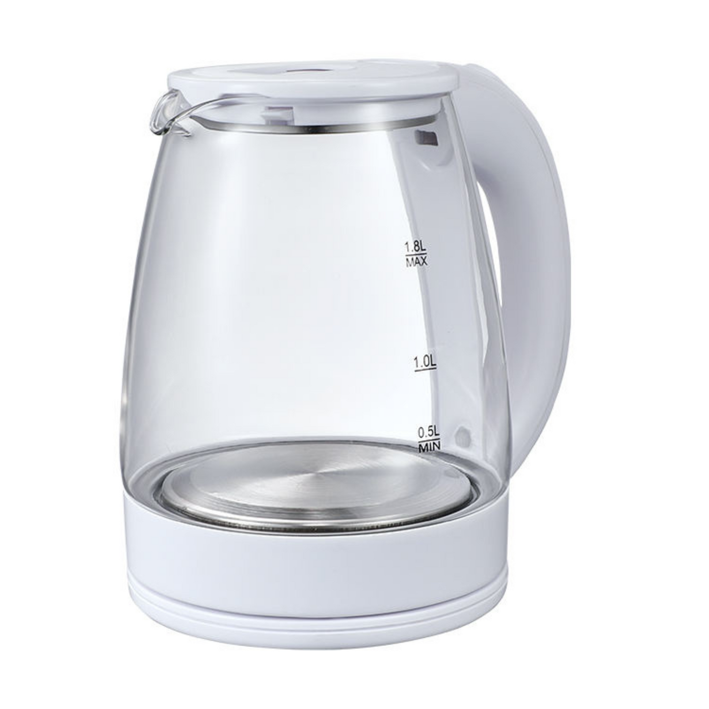 Effortless Cordless 1.8L Electric Glass Jug Kettle