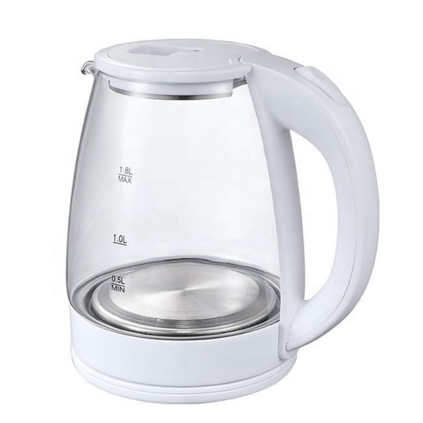 Effortless Cordless 1.8L Electric Glass Jug Kettle