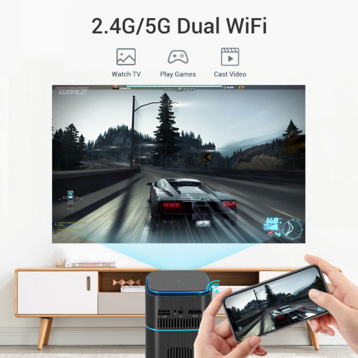 Touch Screen Portable Projector