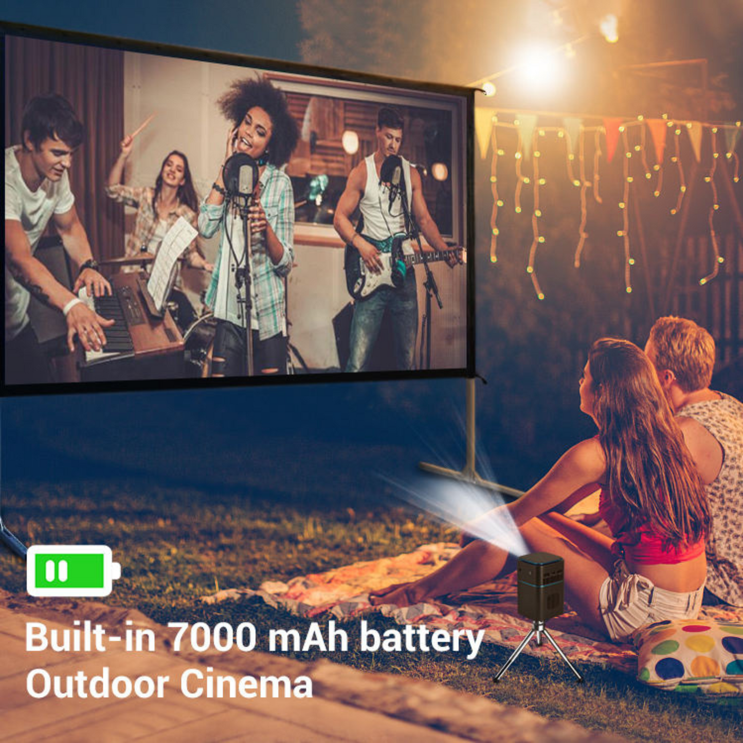 Experience on-the-go with Our Mini Projector