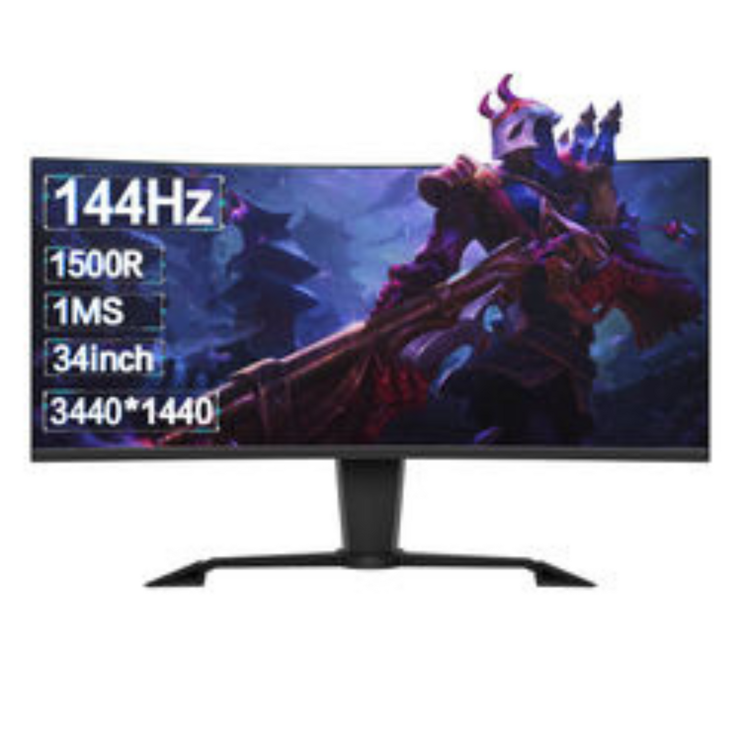 Gaming Setup with a Frameless 35 Inch Monitor
