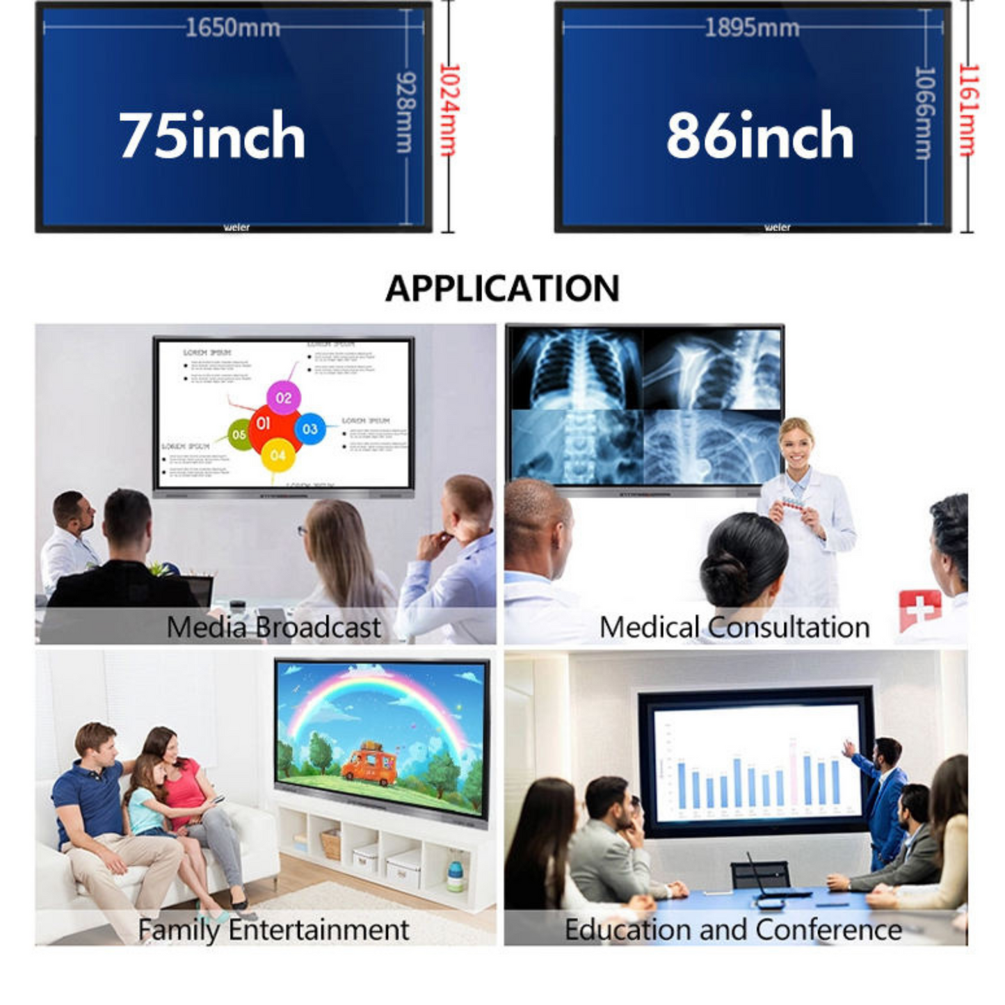 Smart all in one  touch Multimedia television