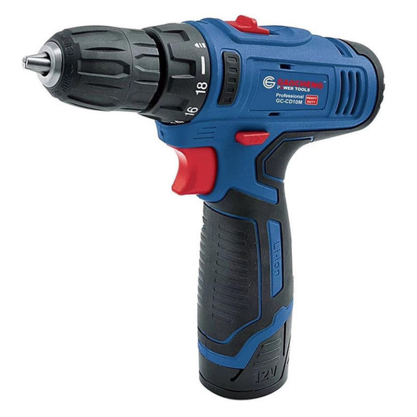 Cordless Drill with Two Batteries and Charger Set