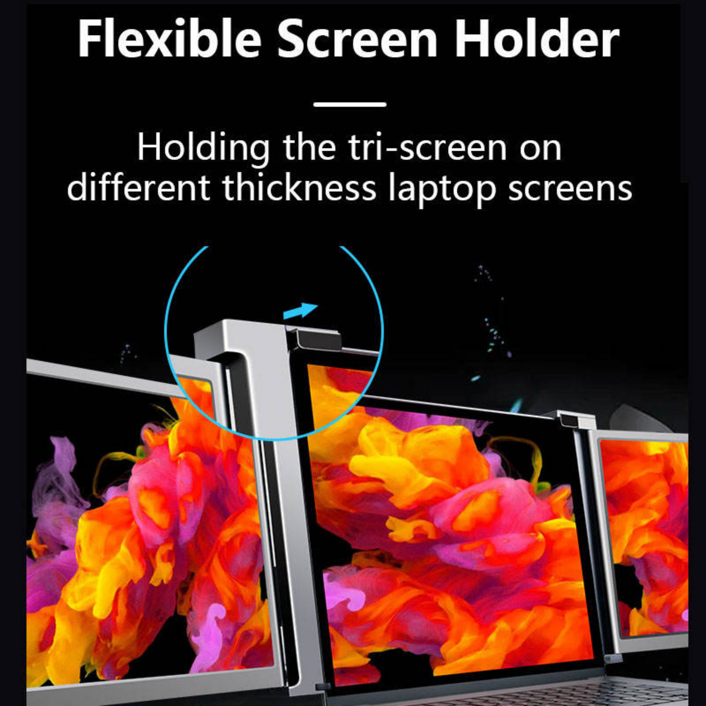 Triple Laptop Screen Extender Dual monitors