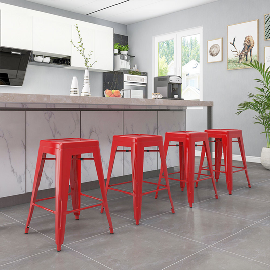 Outdoor Steel Kitchen Bar Chair