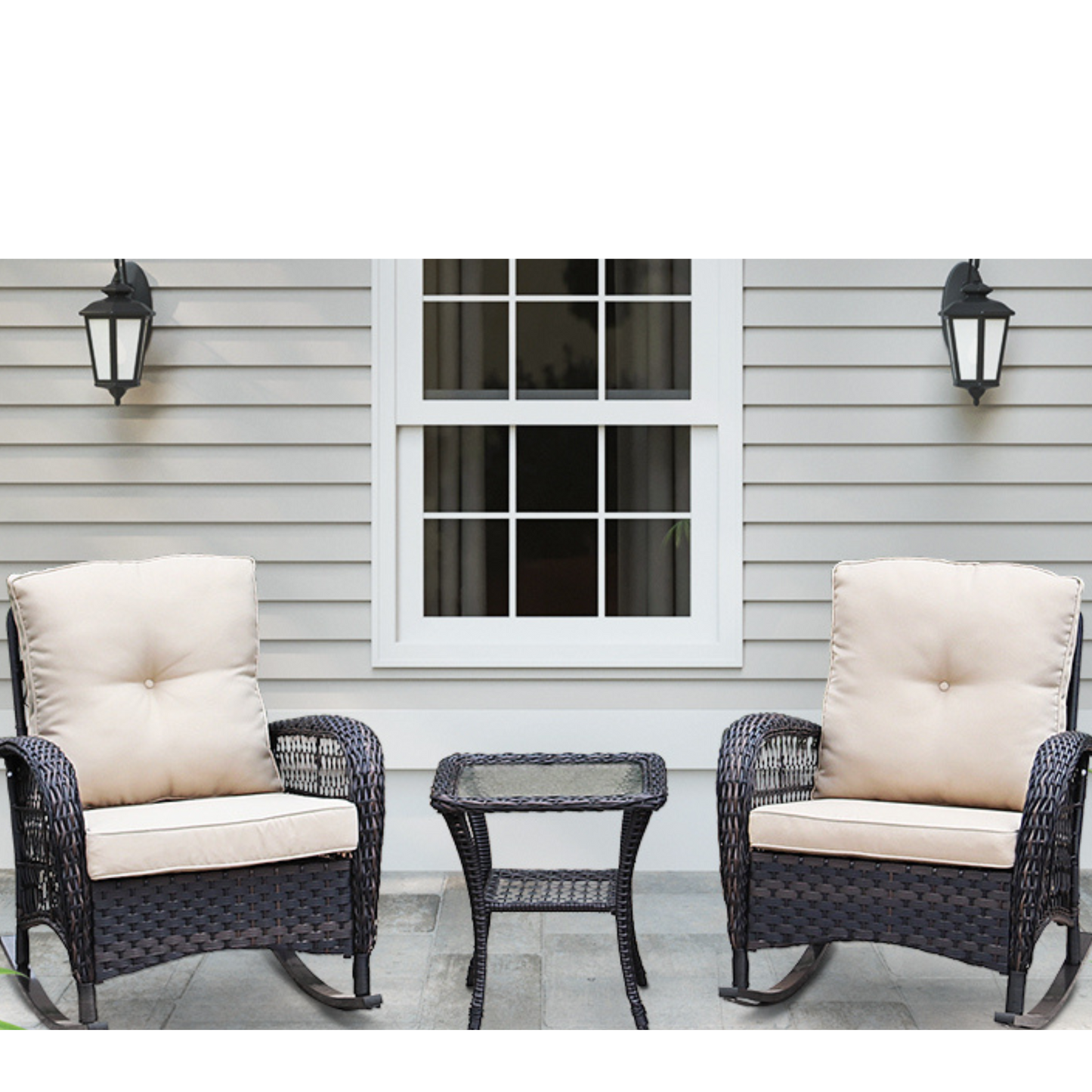 Modern outdoor Garden rattan sofa set