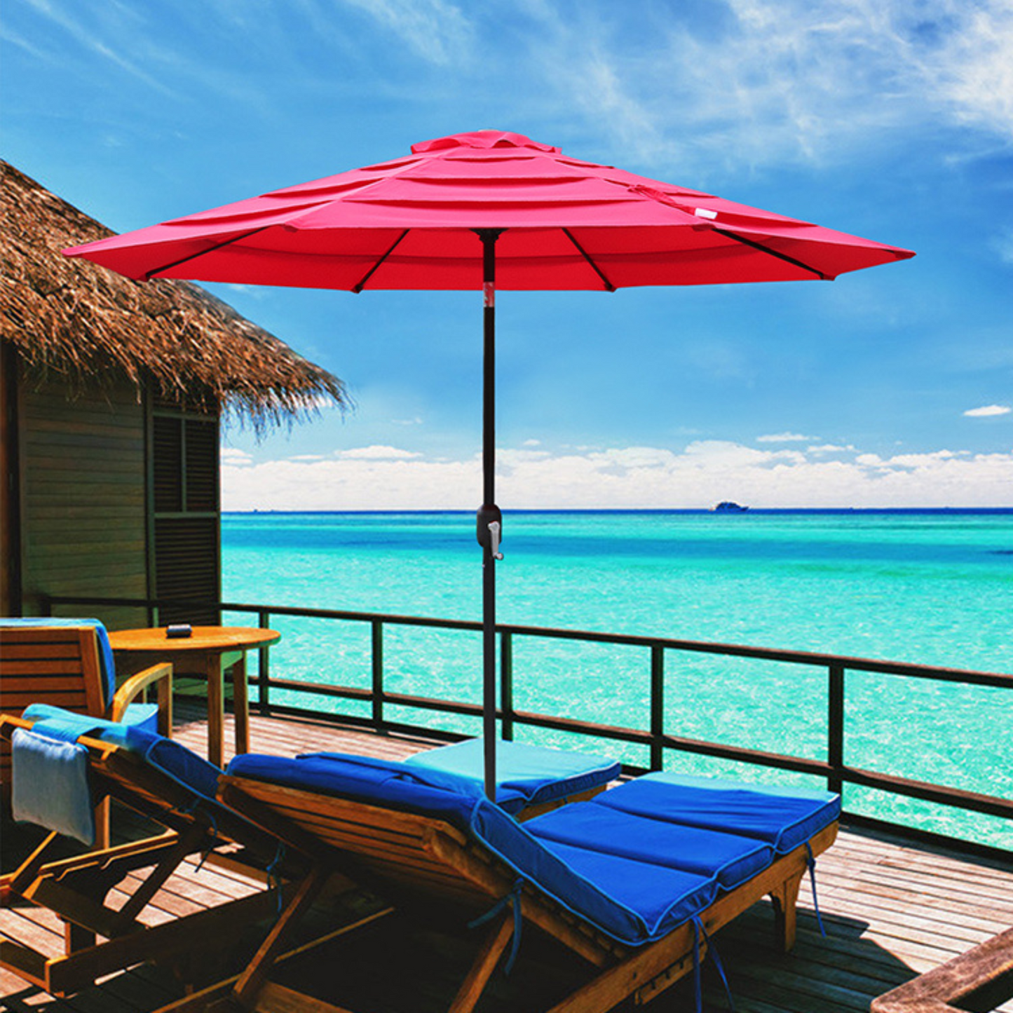 Restaurant Sun Shade Garden Big Umbrella
