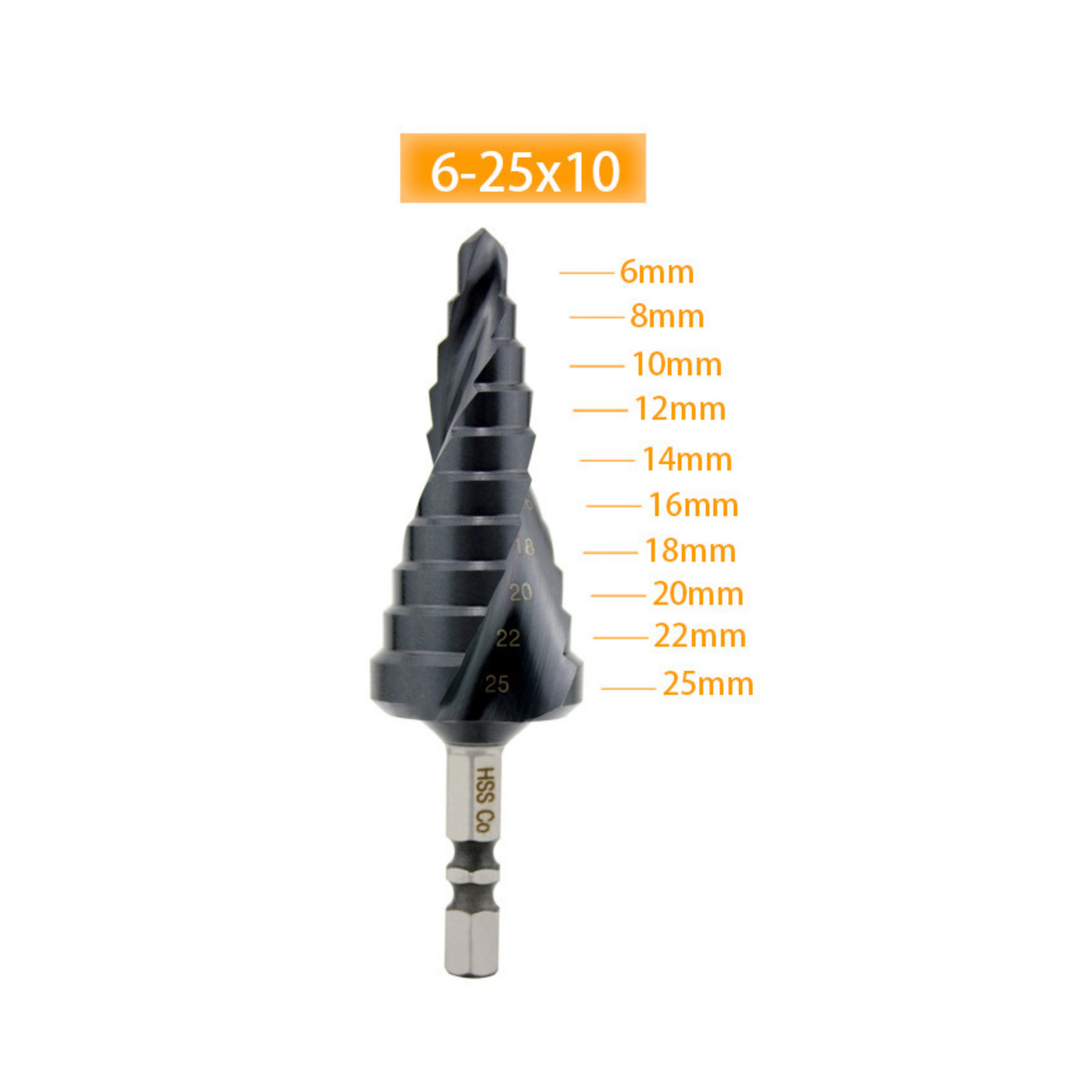 Double R Slot Hexagon Shank Drill Bits