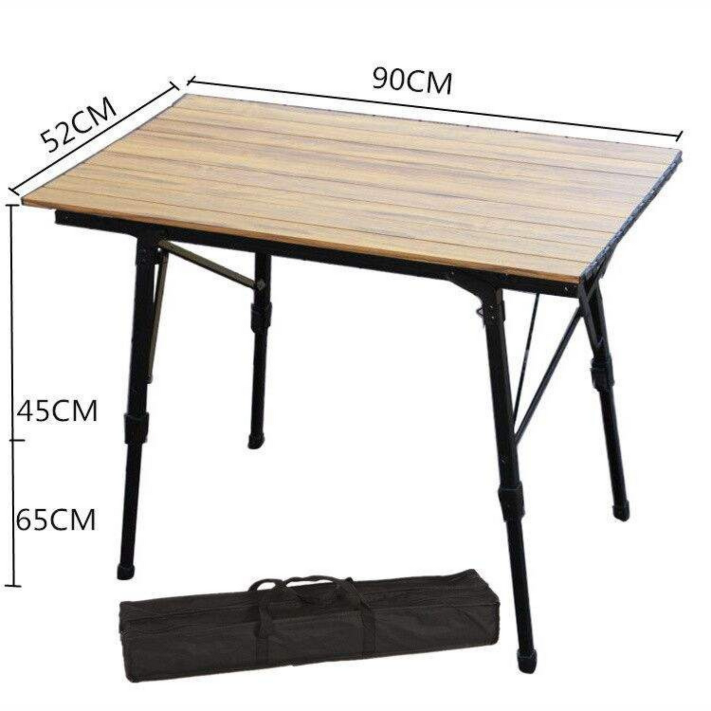 Aluminum outdoor foldable table