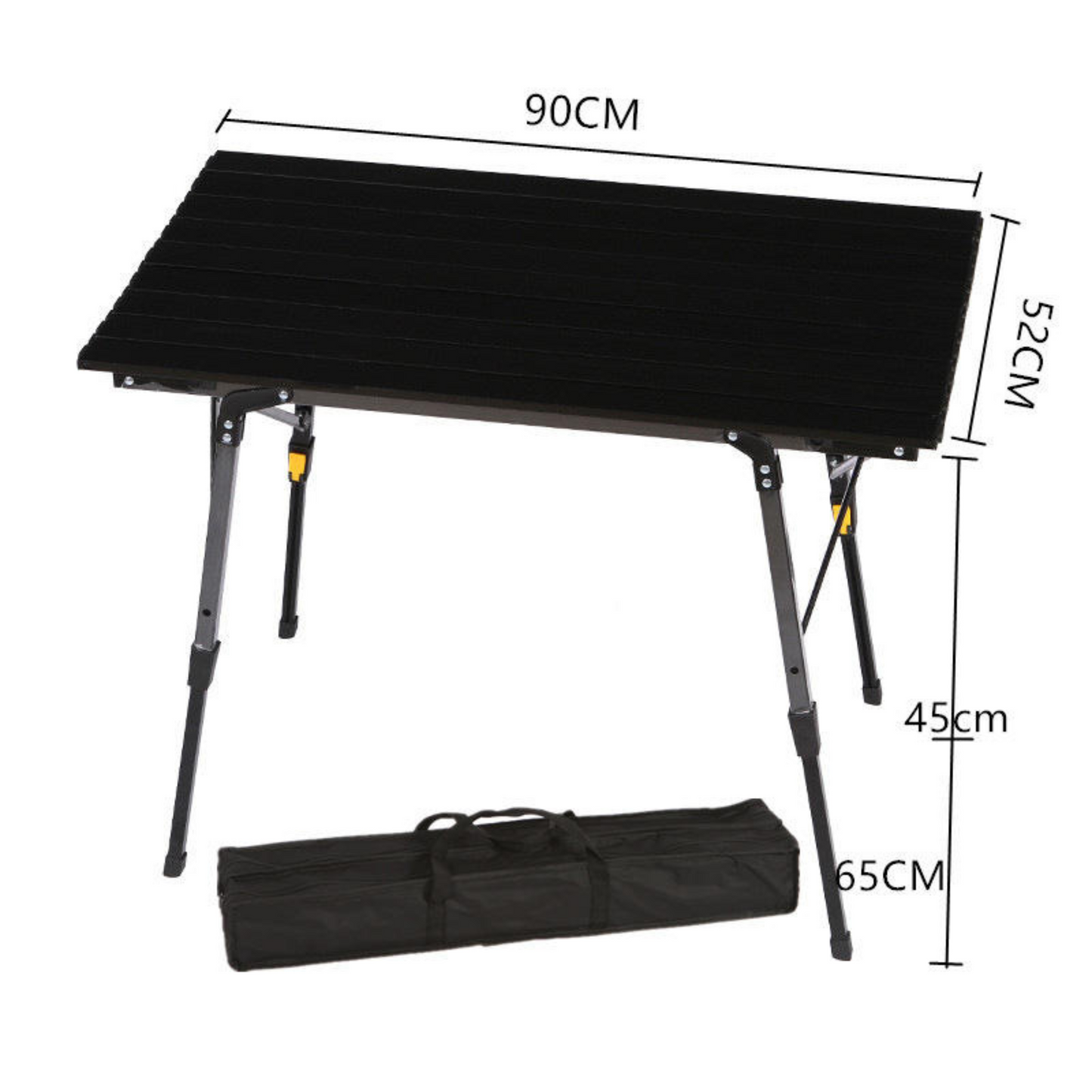 Aluminum outdoor foldable table