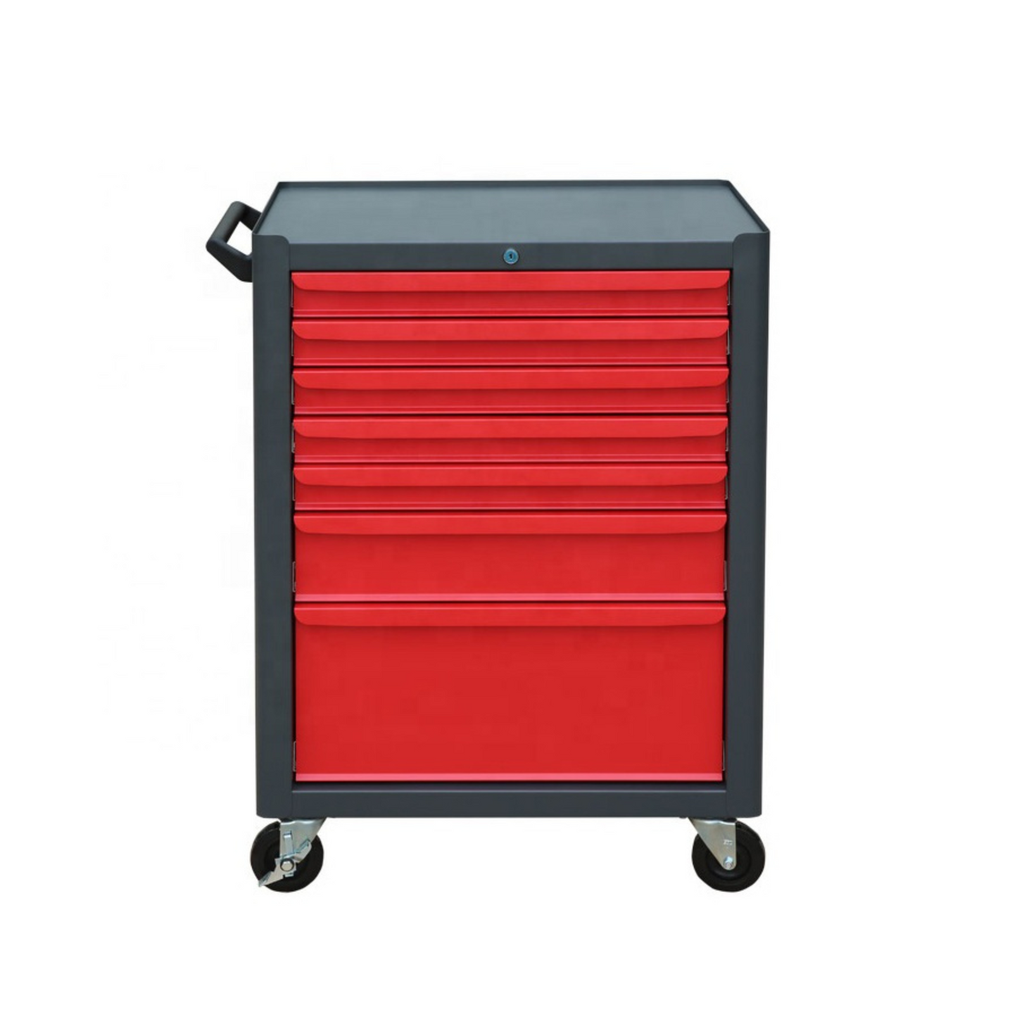 7 drawer movable metal tool cabinet