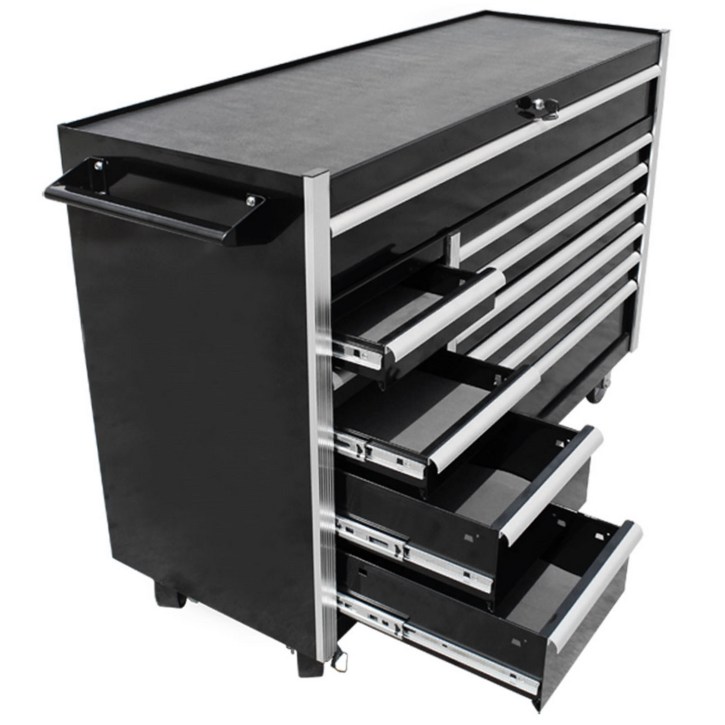 7 drawer movable metal tool cabinet