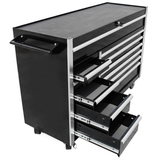 7 drawer movable metal tool cabinet