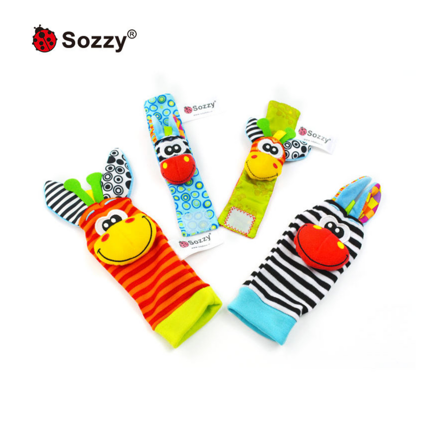 Baby Infant Rattle Wrist Socks Toys