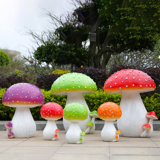 Garden Decorative Fiberglass mushroom