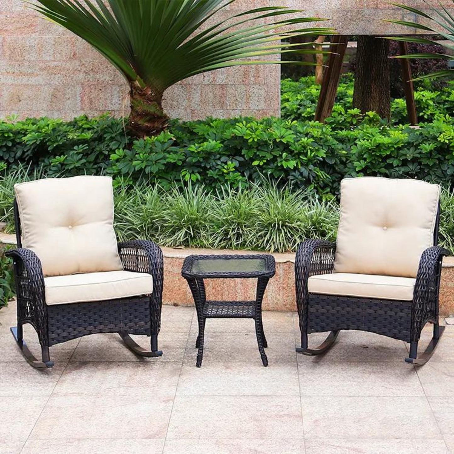 Modern outdoor Garden rattan sofa set