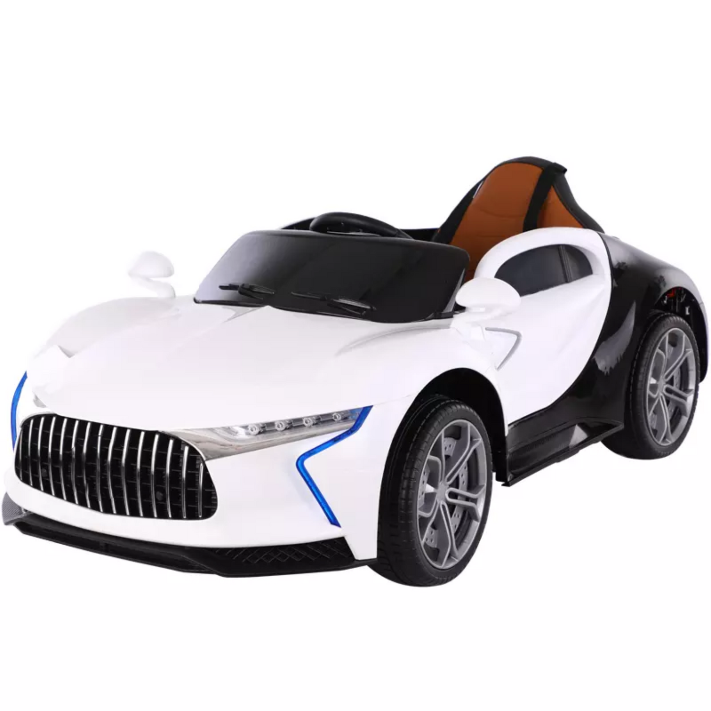Battery-Powered Toy Car with Wheels