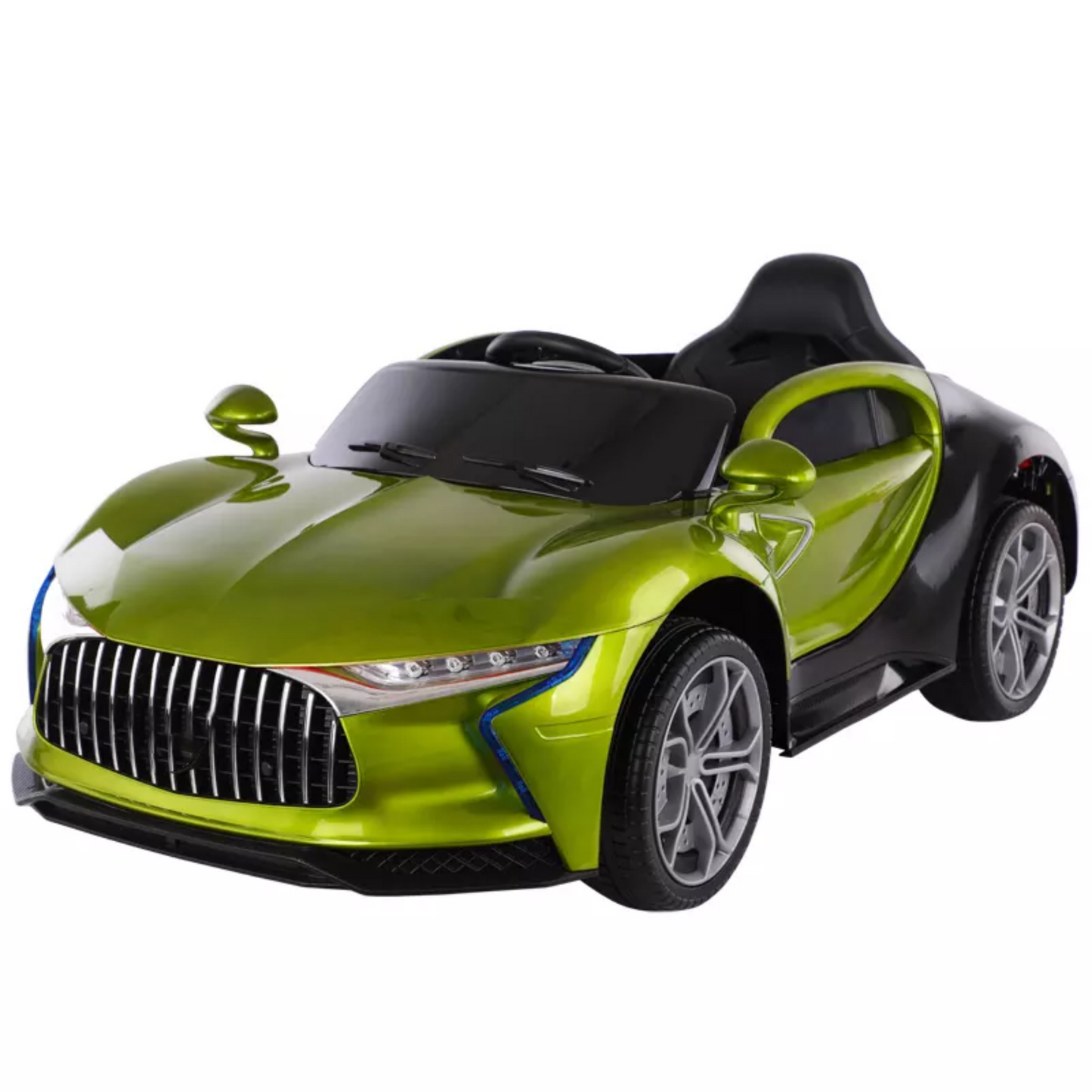 Battery-Powered Toy Car with Wheels