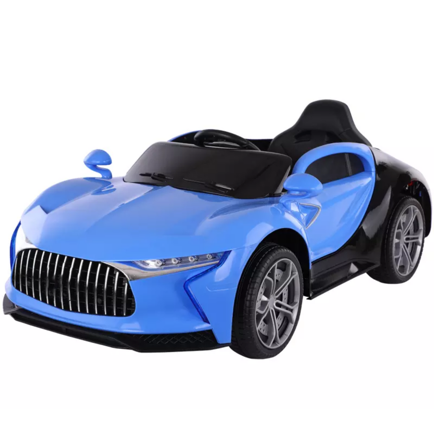 Battery-Powered Toy Car with Wheels