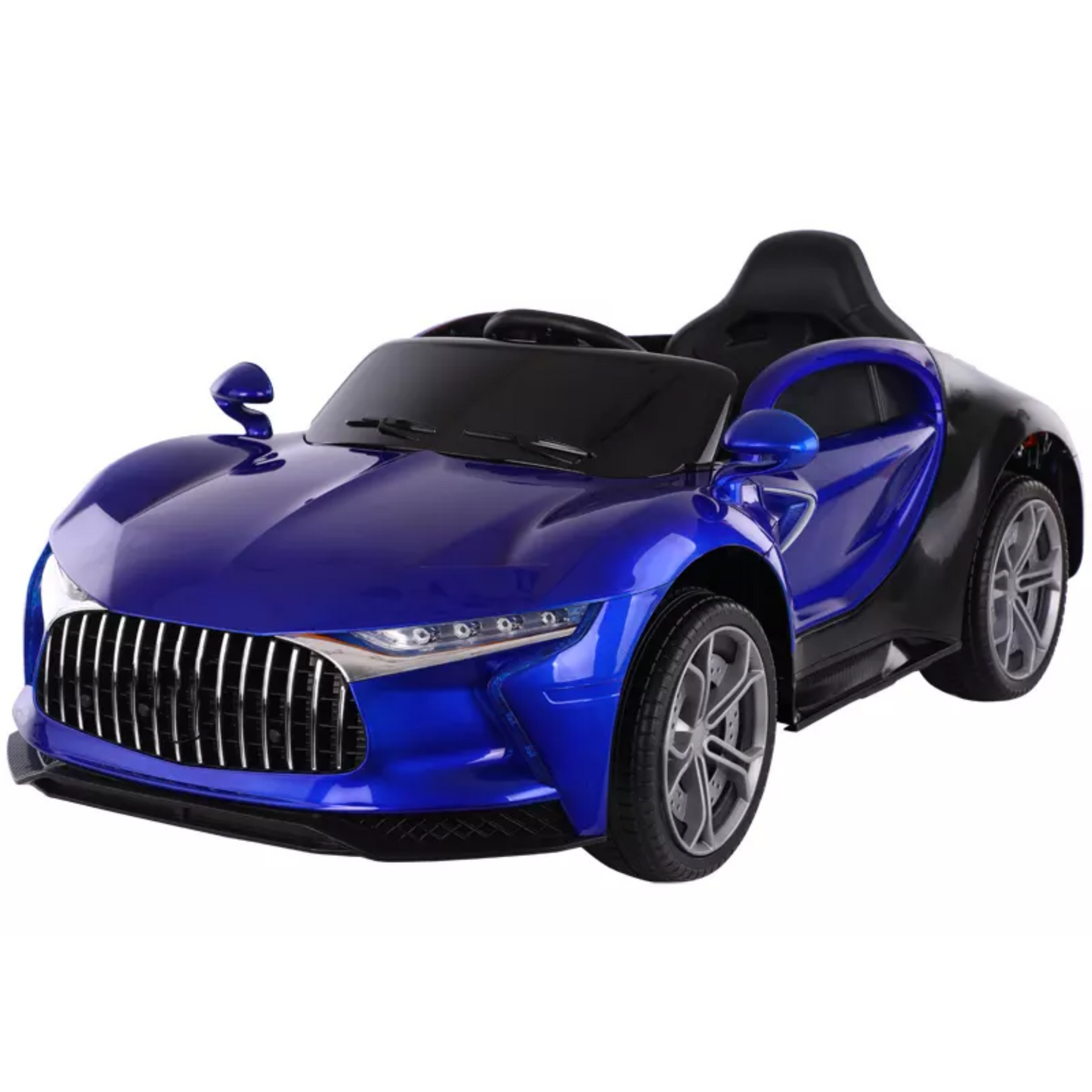 Battery-Powered Toy Car with Wheels