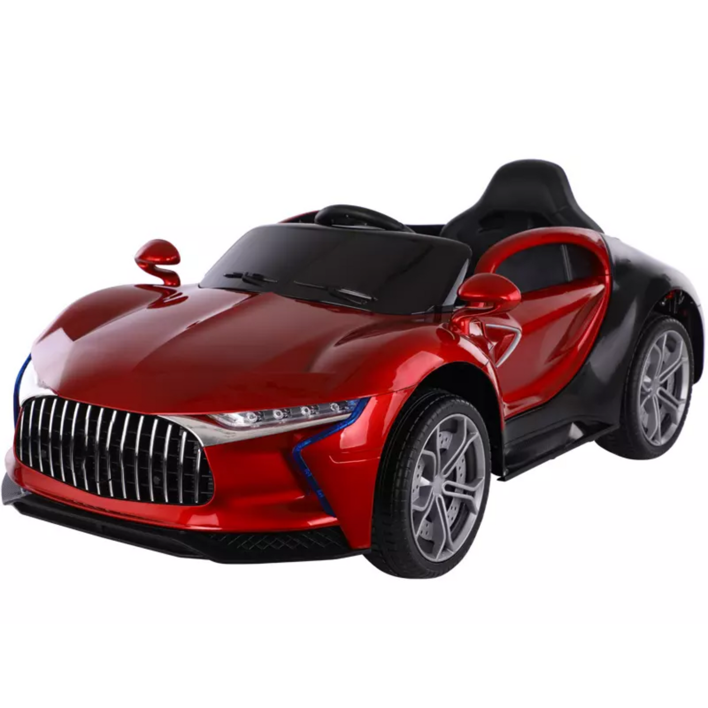 Battery-Powered Toy Car with Wheels
