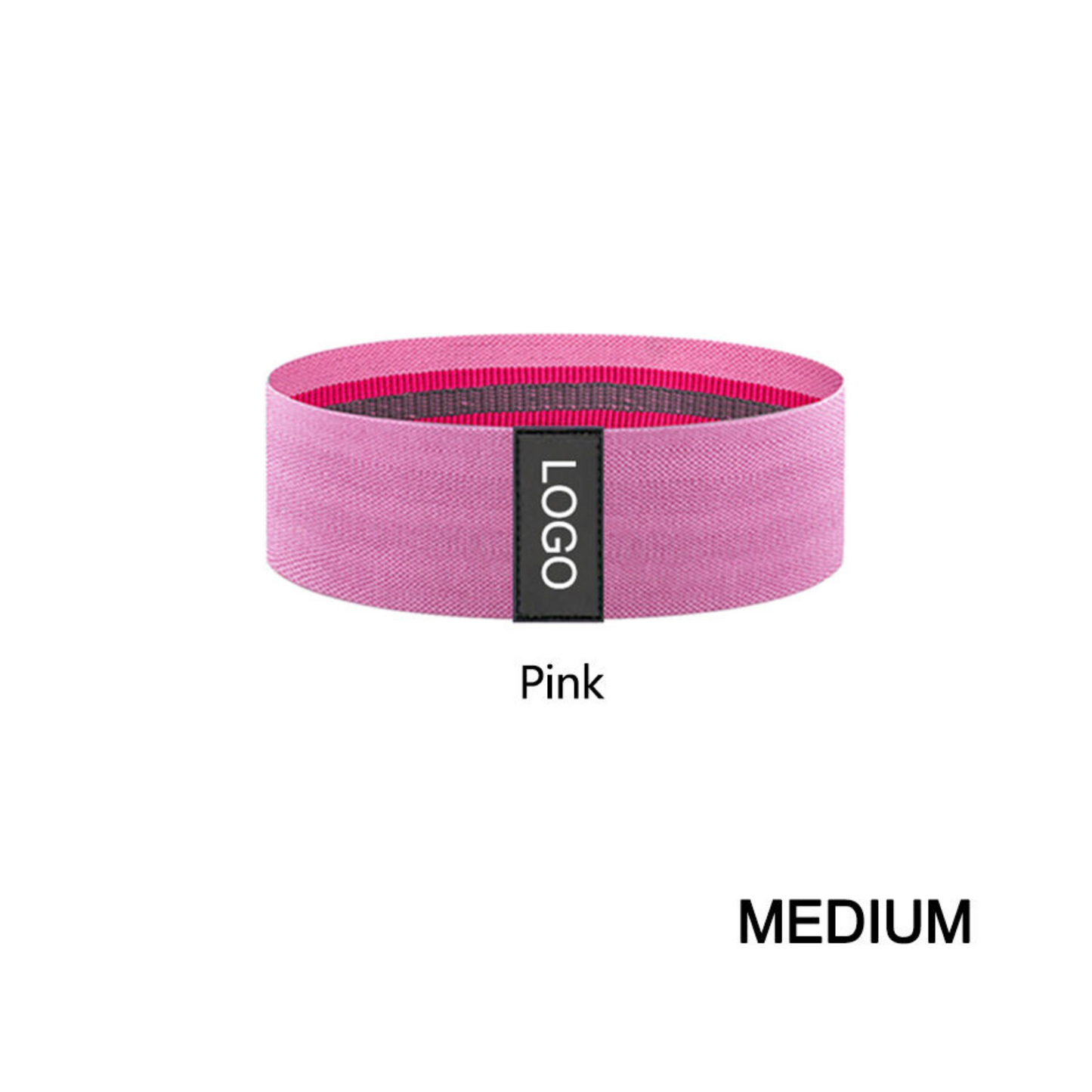 Custom Logo Grey Thick Booty Resistance Bands