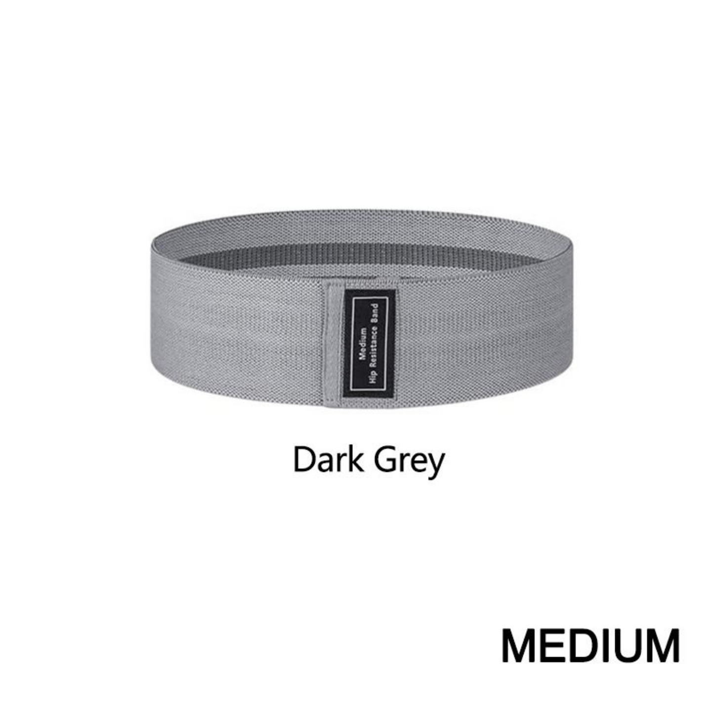 Custom Logo Grey Thick Booty Resistance Bands