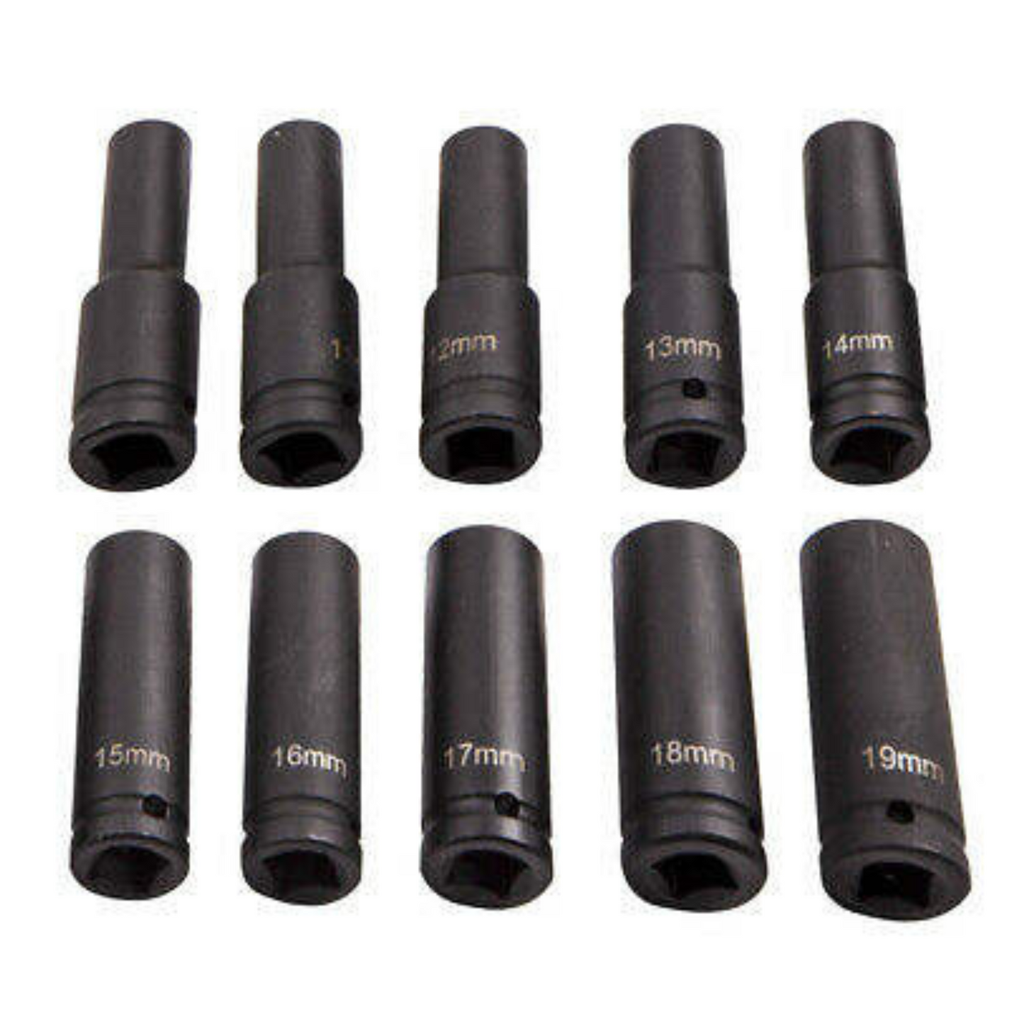 1/2 Inch Deep Impact Socket Tool Set