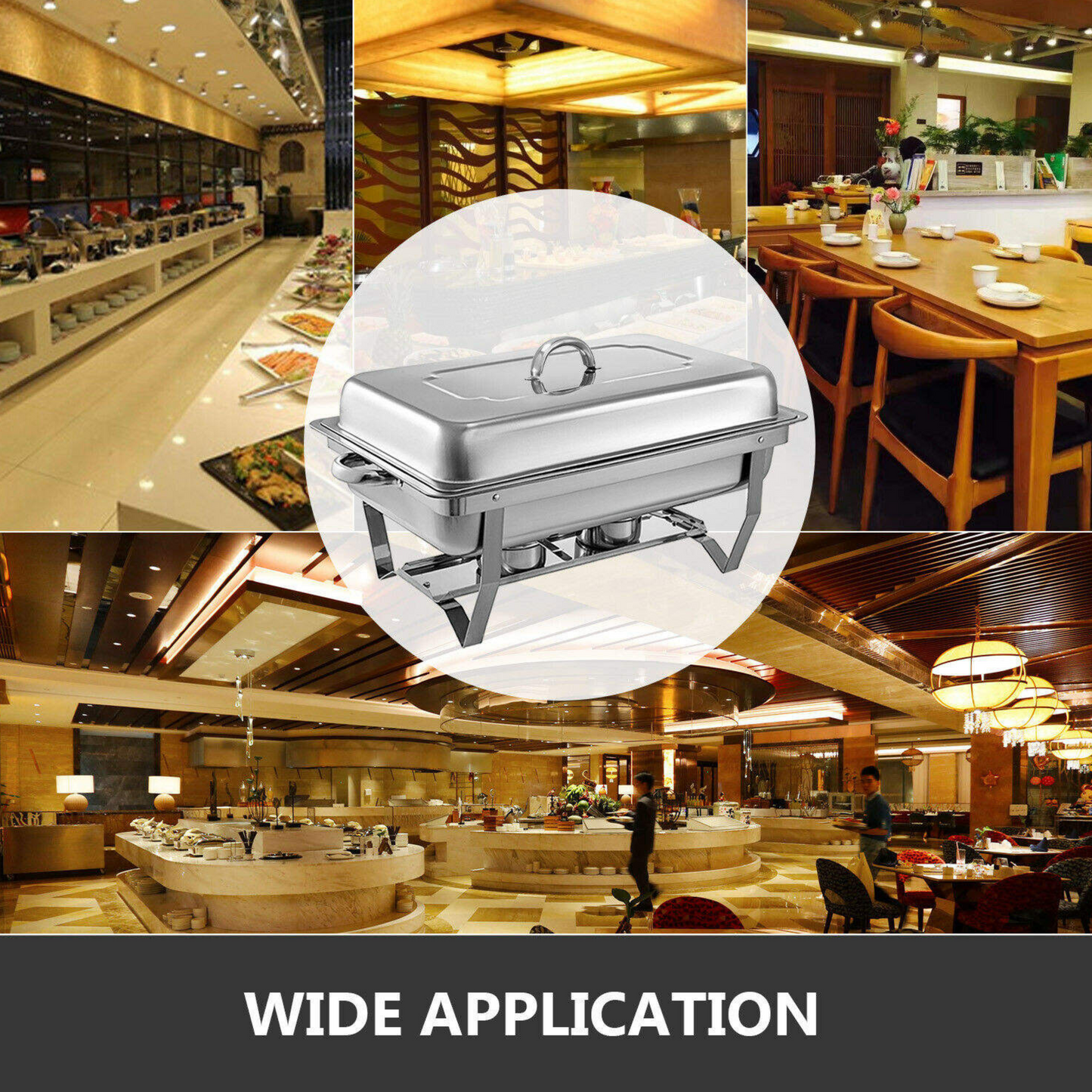Stainless Steel Folding Buffet Stove