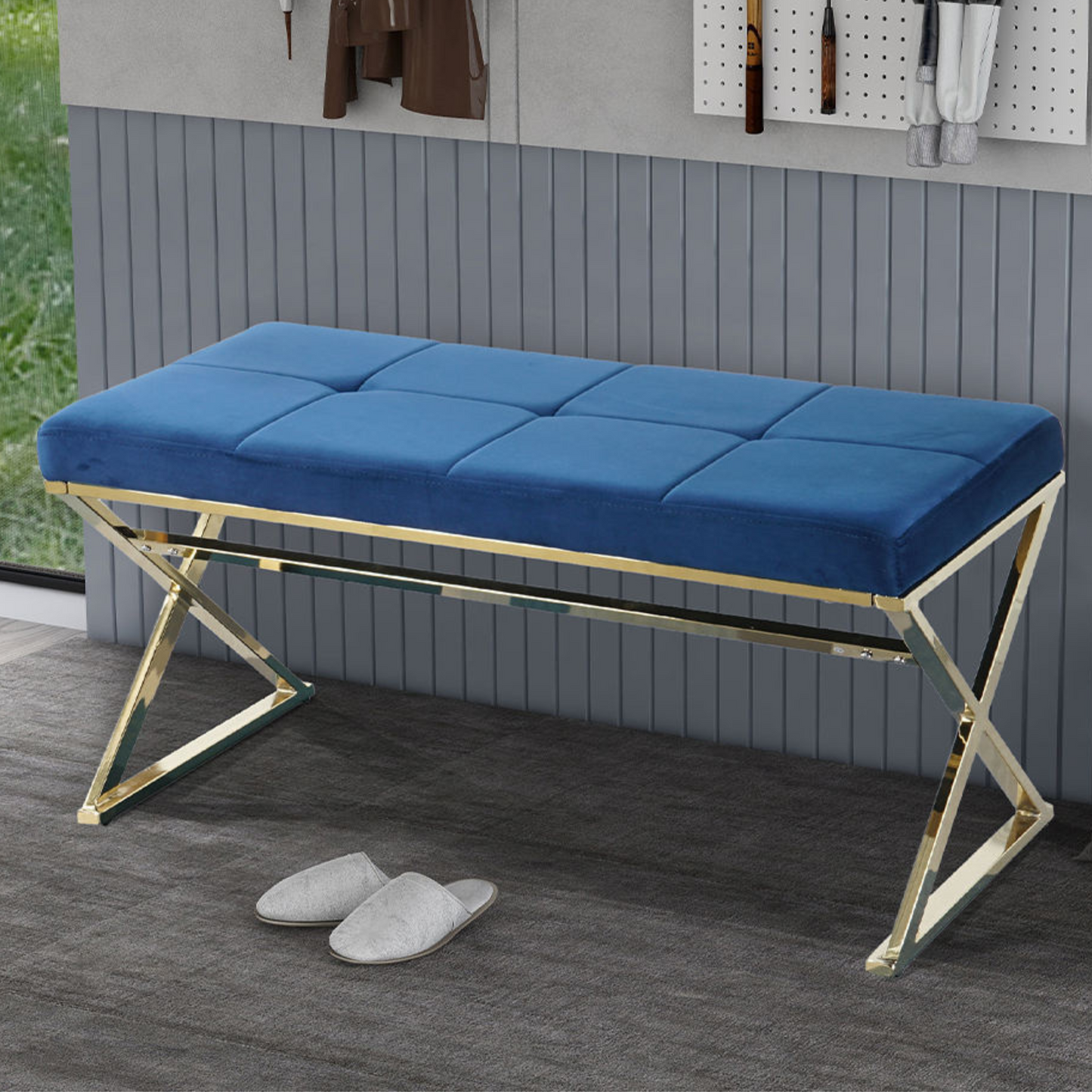 Upholstered Long Sofa Chair
