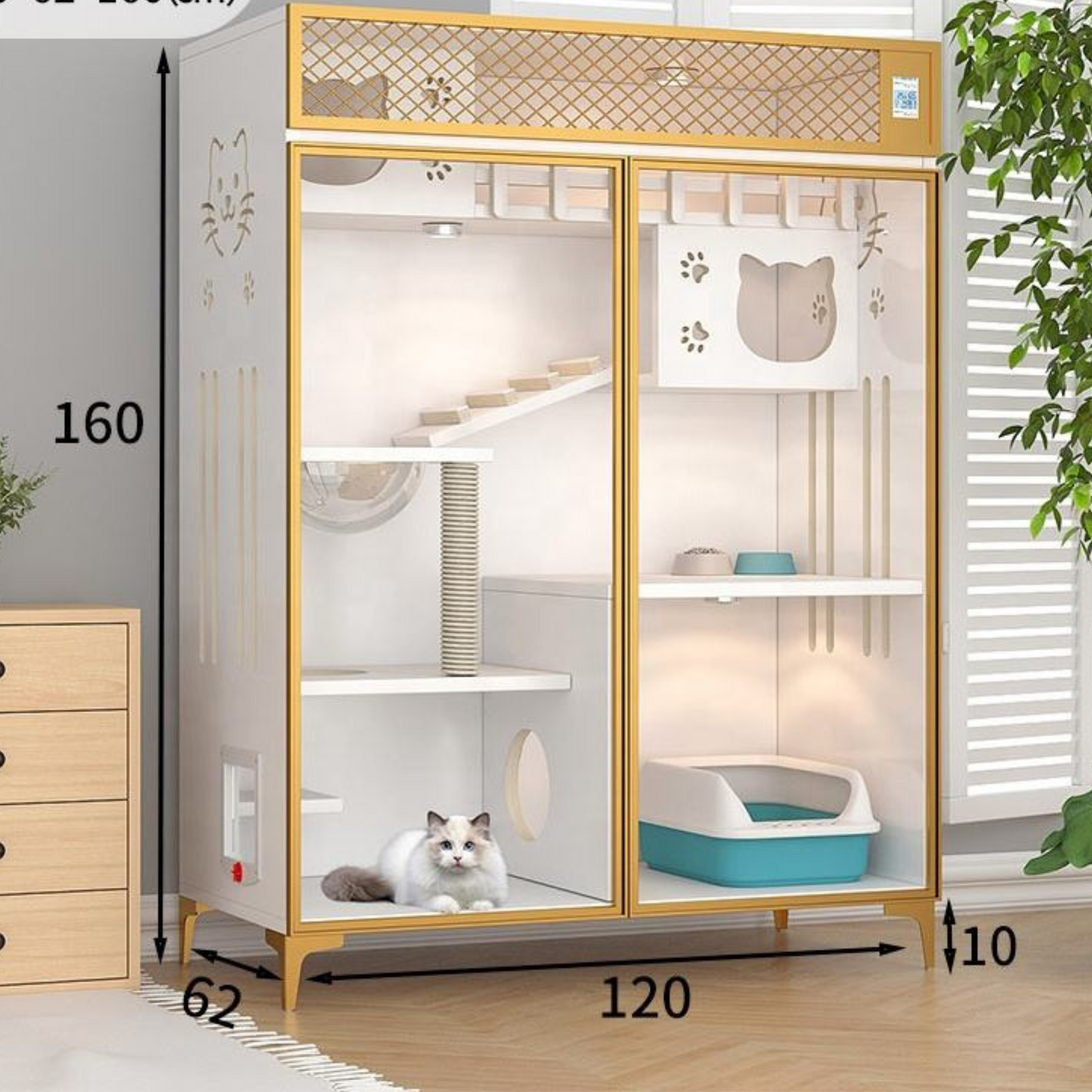 Handcrafted Nest Bed Pet Cage