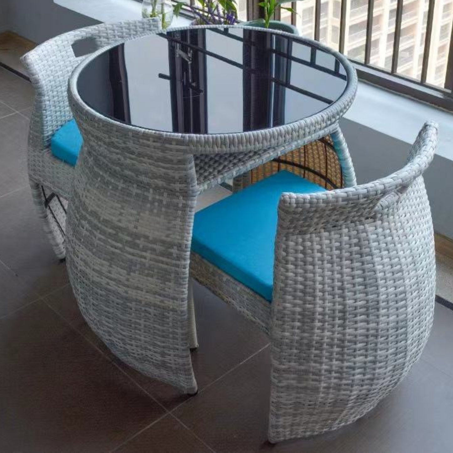 Outdoor Sofa Set for Compact Living