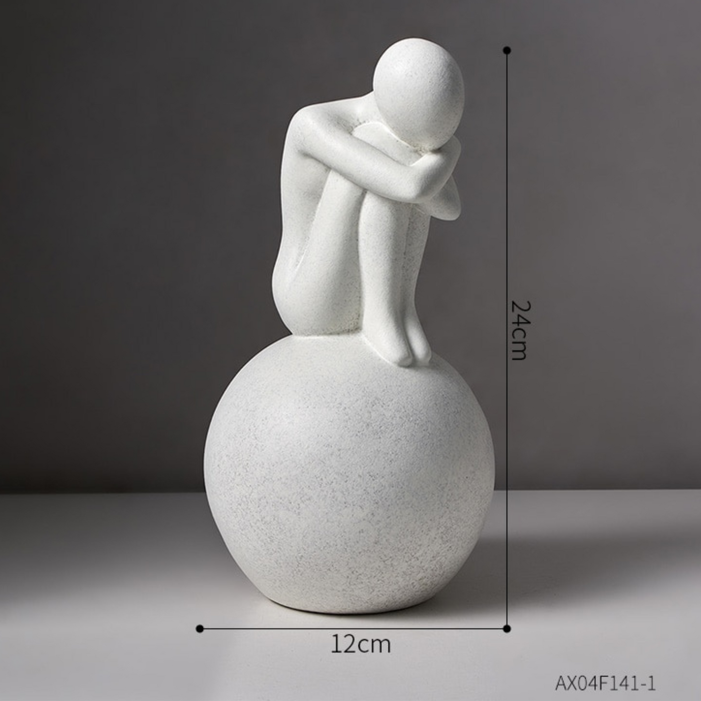 Resin Abstract Couple Statue