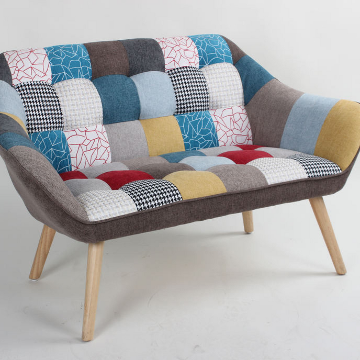 Chesterfield Patchwork KD Small Sofa