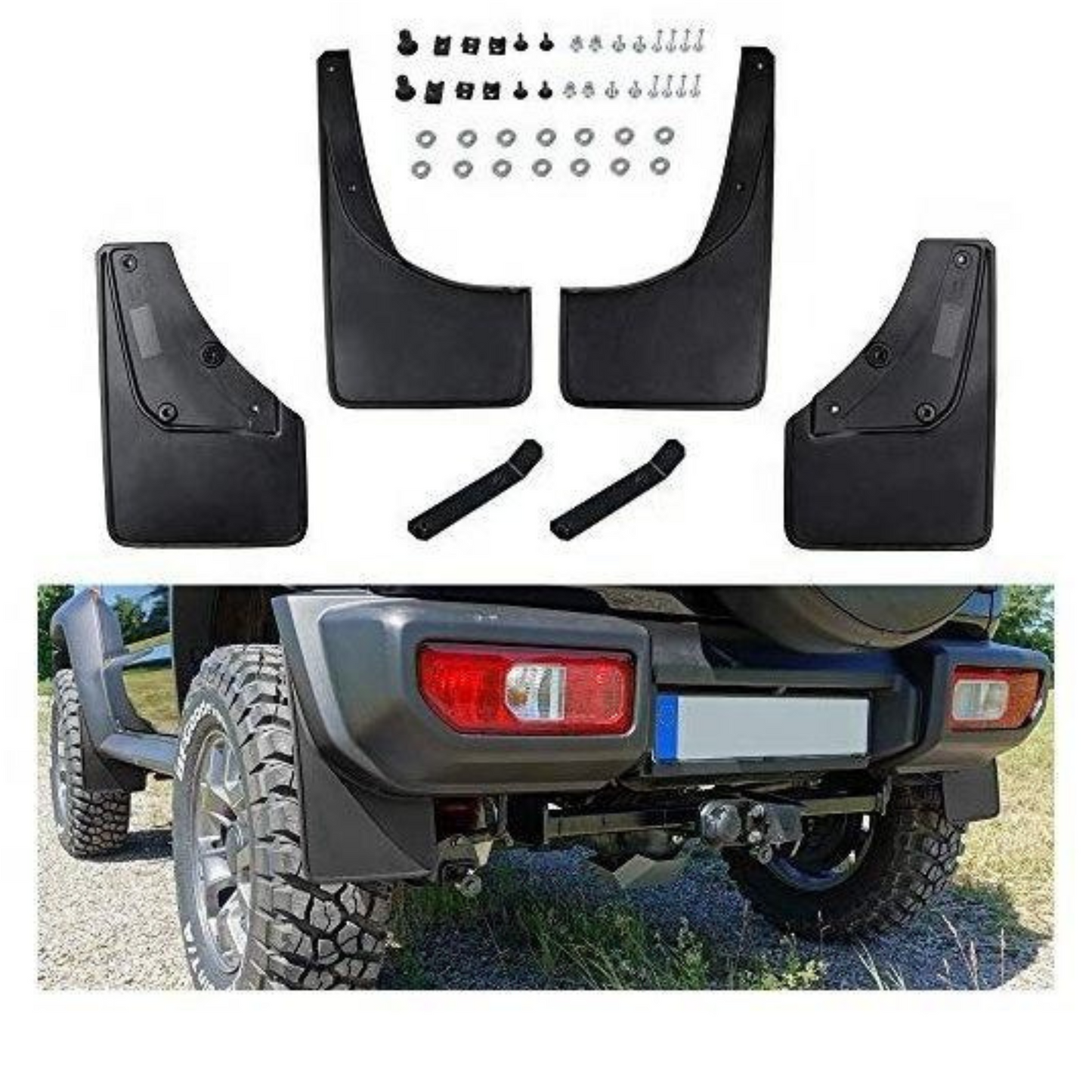Jimny Clean with Suzuki Jimny JB64 JB74 Mud Flaps