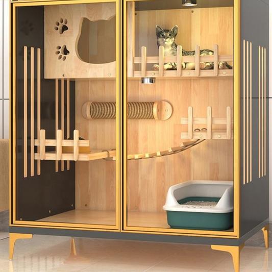 Hot Selling Wood Cat Villa