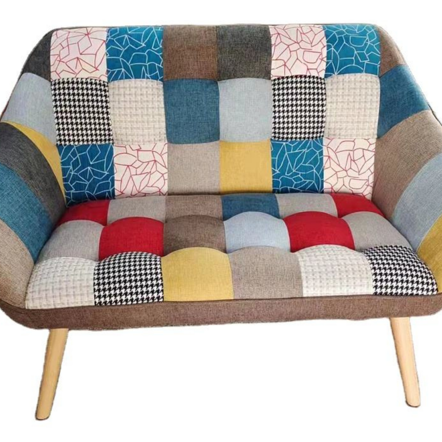 Chesterfield Patchwork KD Small Sofa