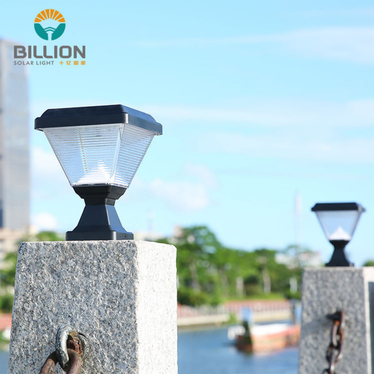 Illuminate Your Entrance with Post Solar Lights