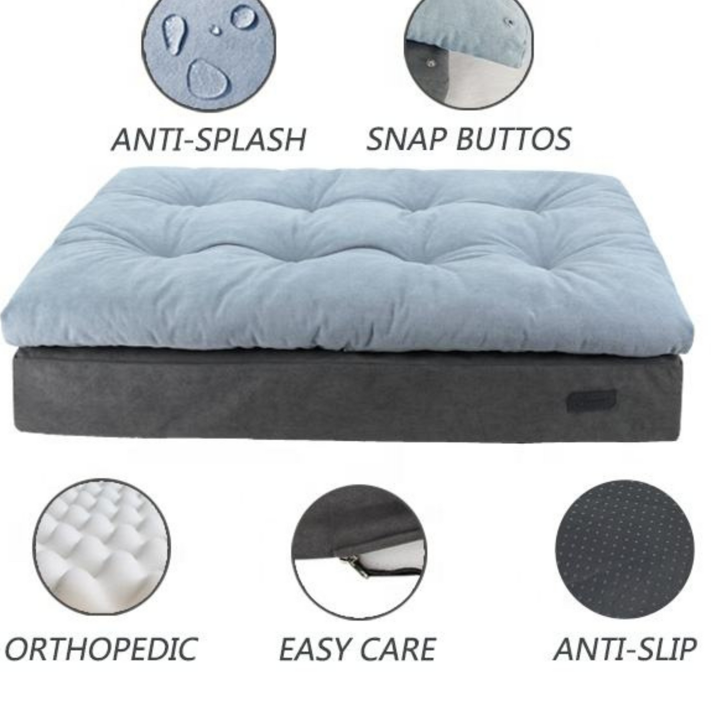 Large Memory Foam Pet Bed