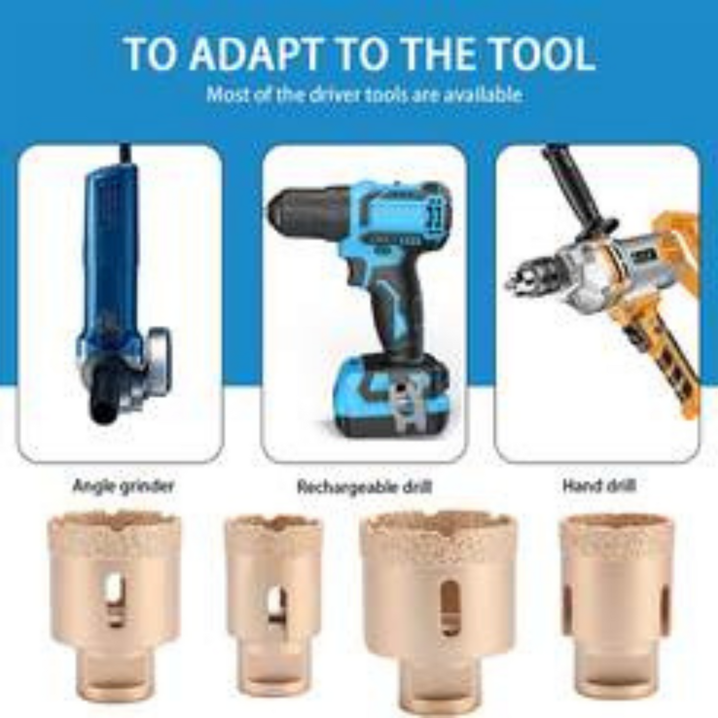 Diamond Drill 6pcs Dia Vacuum Brazed