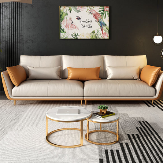 3 Seater Leather Sofa Set