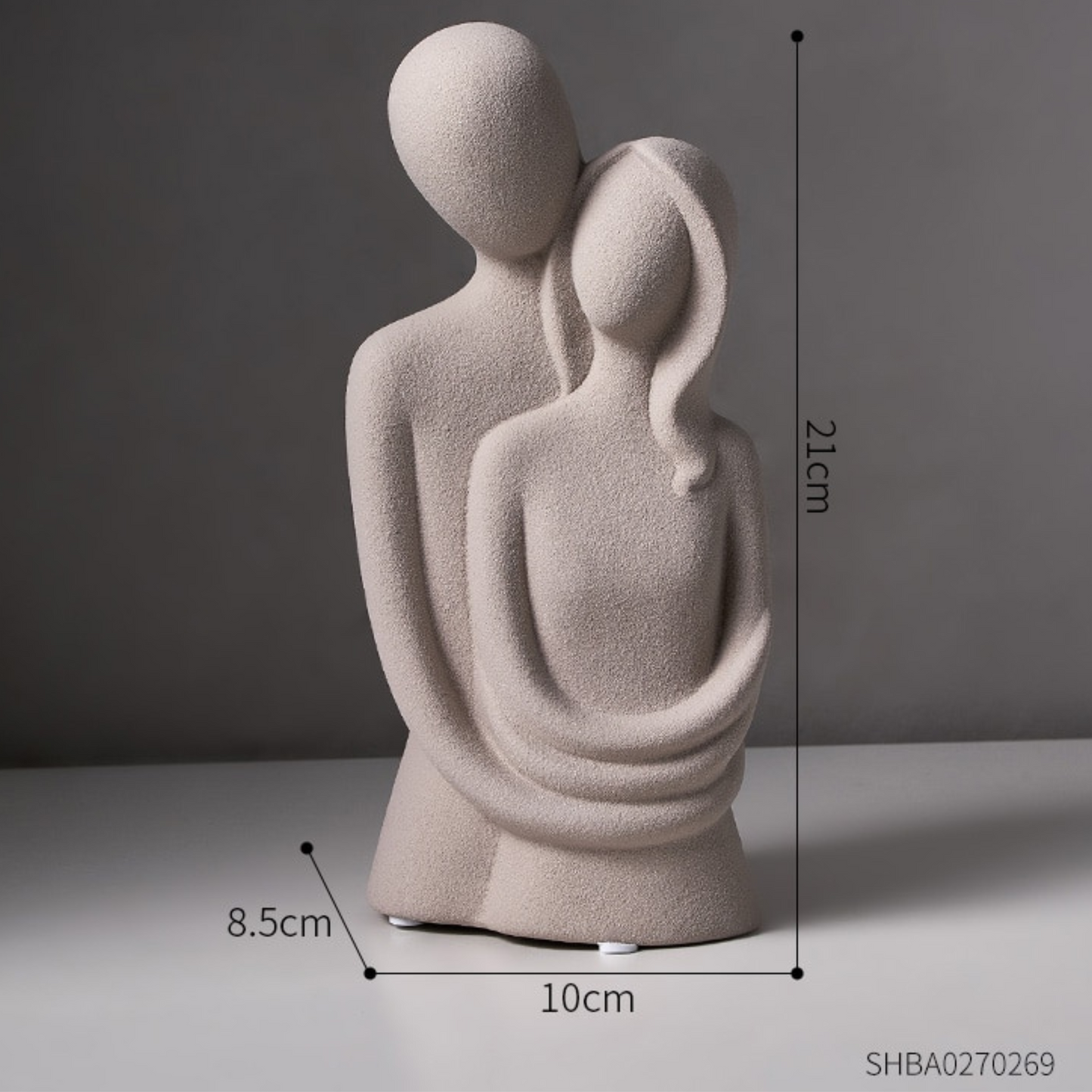 Resin Abstract Couple Statue